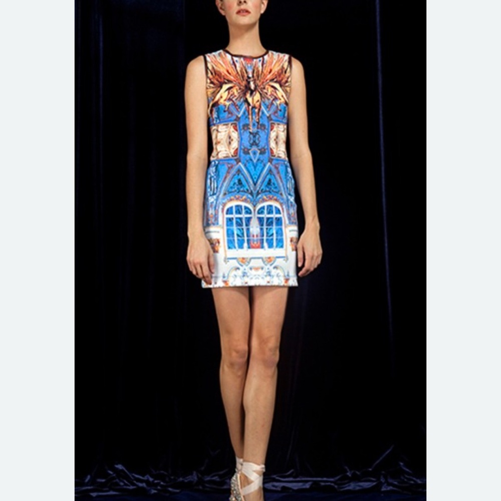 Printed Dress by Clover Canyon.